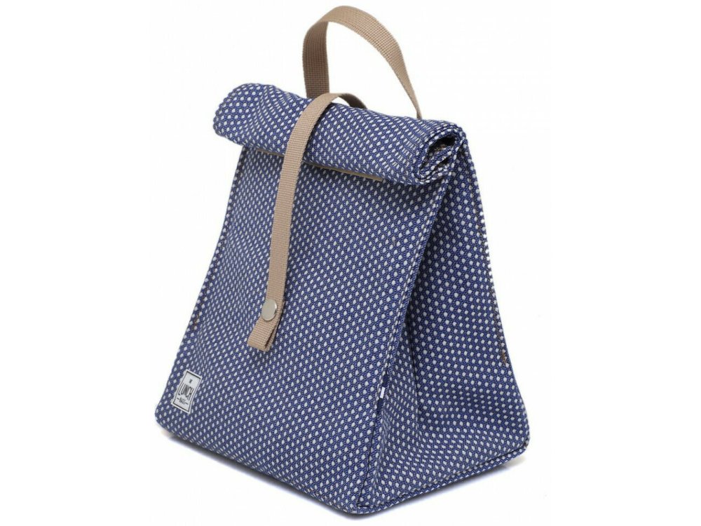 The Lunch Bags Original Rainbow, Ισοθερμική Τσάντα Φαγητού (5Lit), Χρώμα Blue Dots, 1τμχ