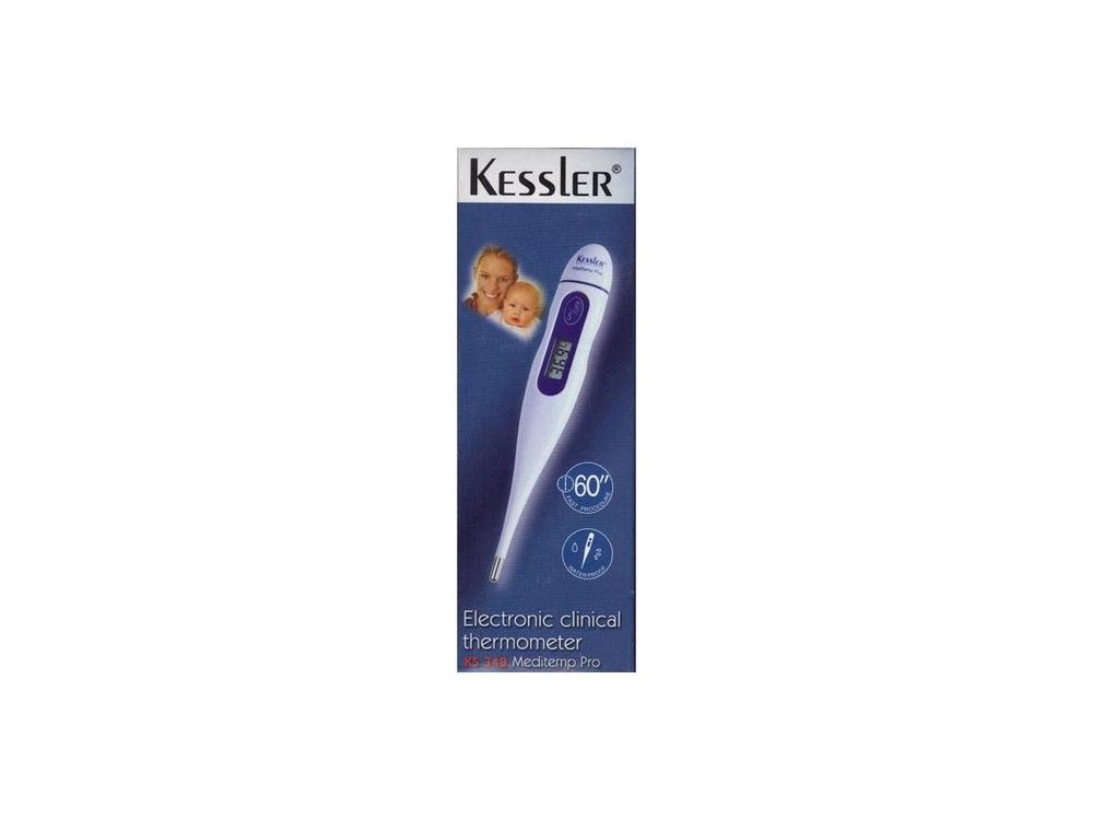 Kessler Meditemp Pro Electronic , Ηλεκτρονικό Θερμόμετρο 60 Δευτερολέπτων KS348, 1τμχ