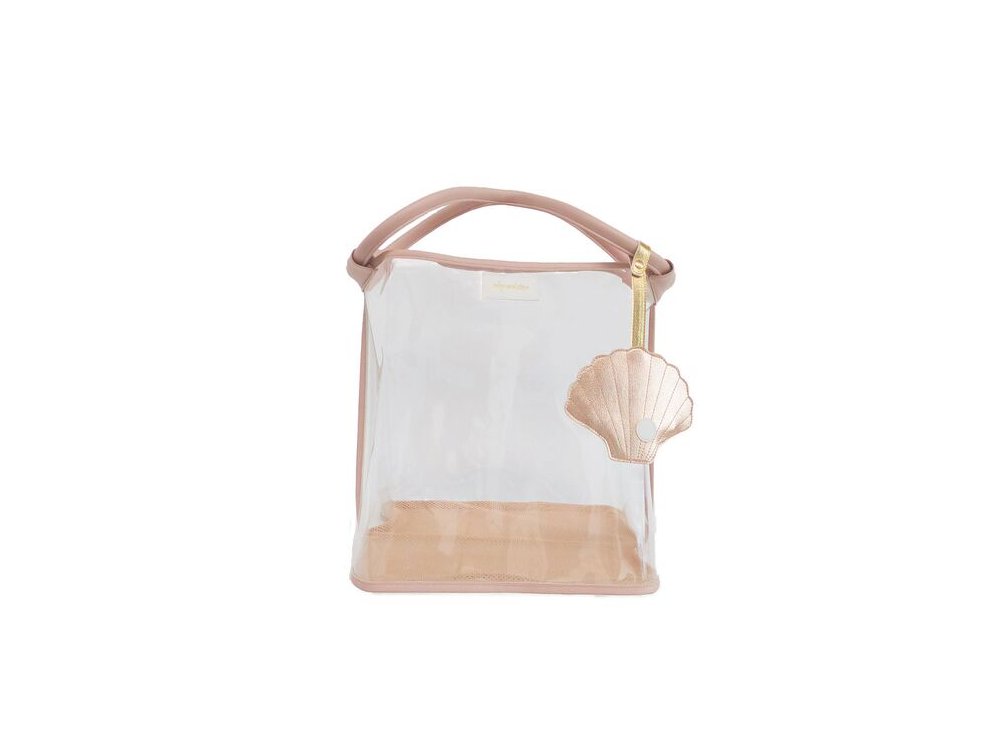 Play and Store Τσάντα Θαλάσσης με Δίχτυ, Ροζ