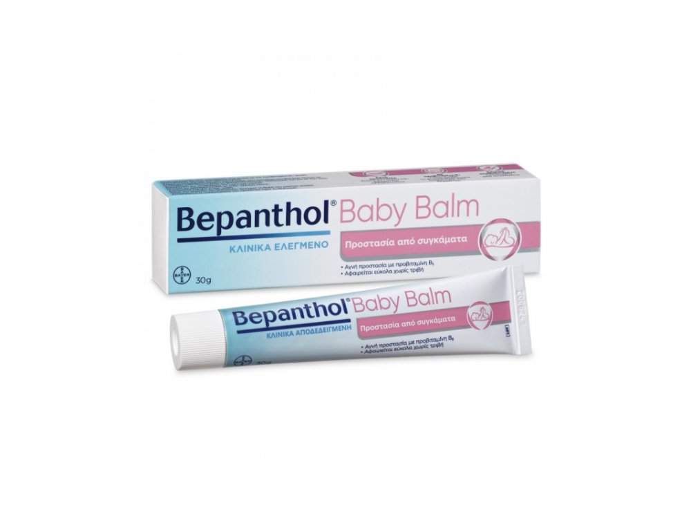 Bepanthol Baby Balm, Αλοιφή για Διπλή Προστασία & Ανακούφιση από Συγκάματα στα Μωρά, 30gr