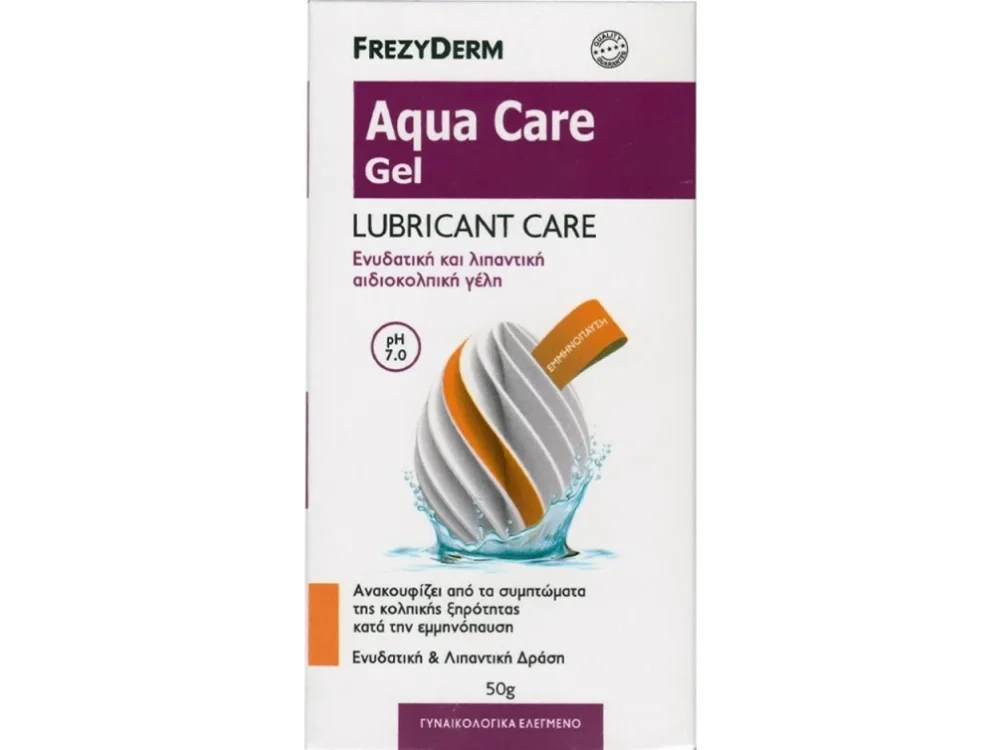 Frezyderm Aqua Care Gel pH 7 Ενυδατική & Λιπαντική Αιδιοκολπική Γέλη, 50gr