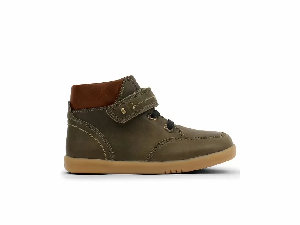 Bobux iWalk, Timber Boot Olive, No.23