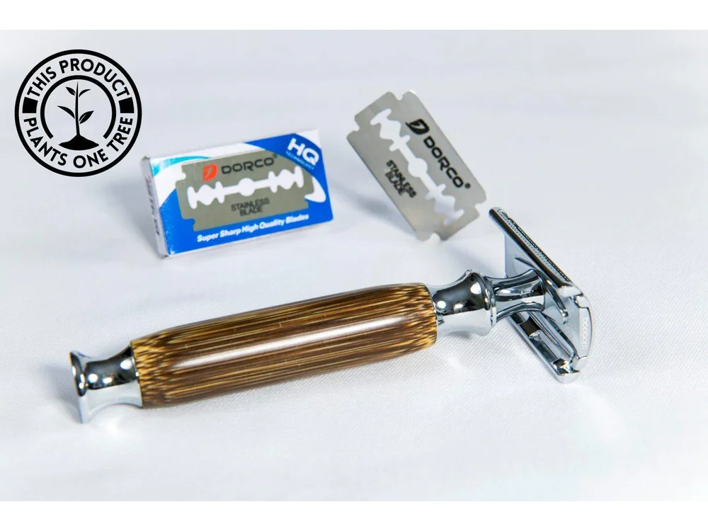 Boobam Razor C, Μηχανή Ξυρίσματος με Λαβή από Μπαμπού