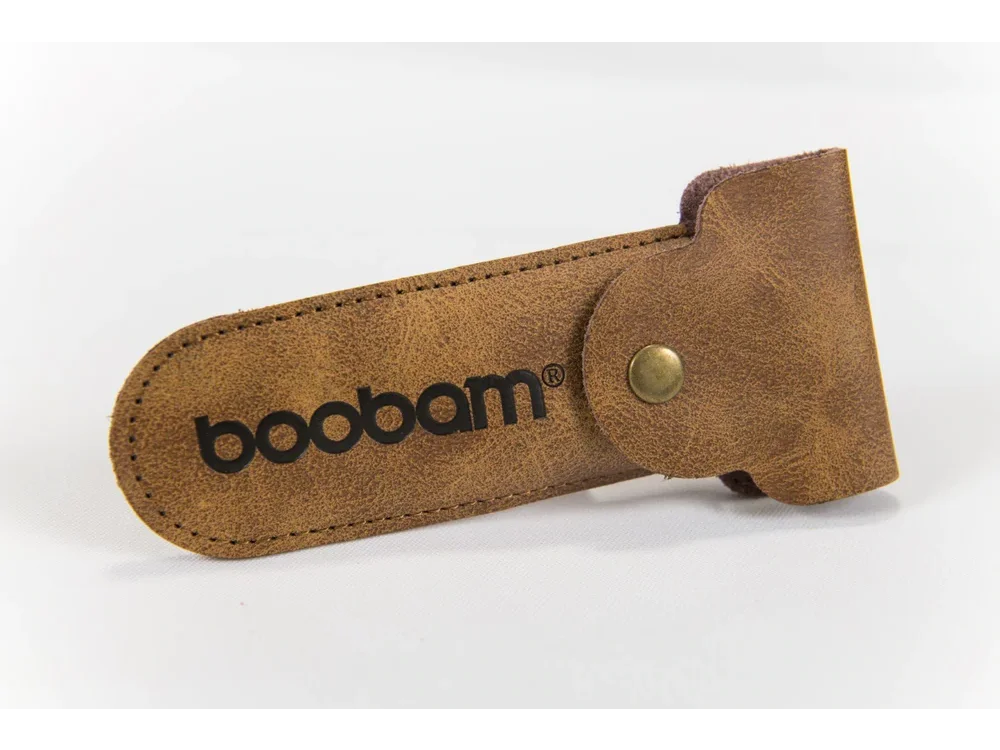 Boobam Razor Genuine Leather Pouch Brown, Δερμάτινη Θήκη για την Ξυριστική μηχανή Razor
