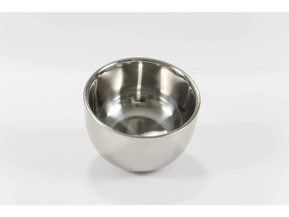 Boobam Shaving Brush & Bow, Βούρτσα Ξυρίσματος & Μπολ, Silver