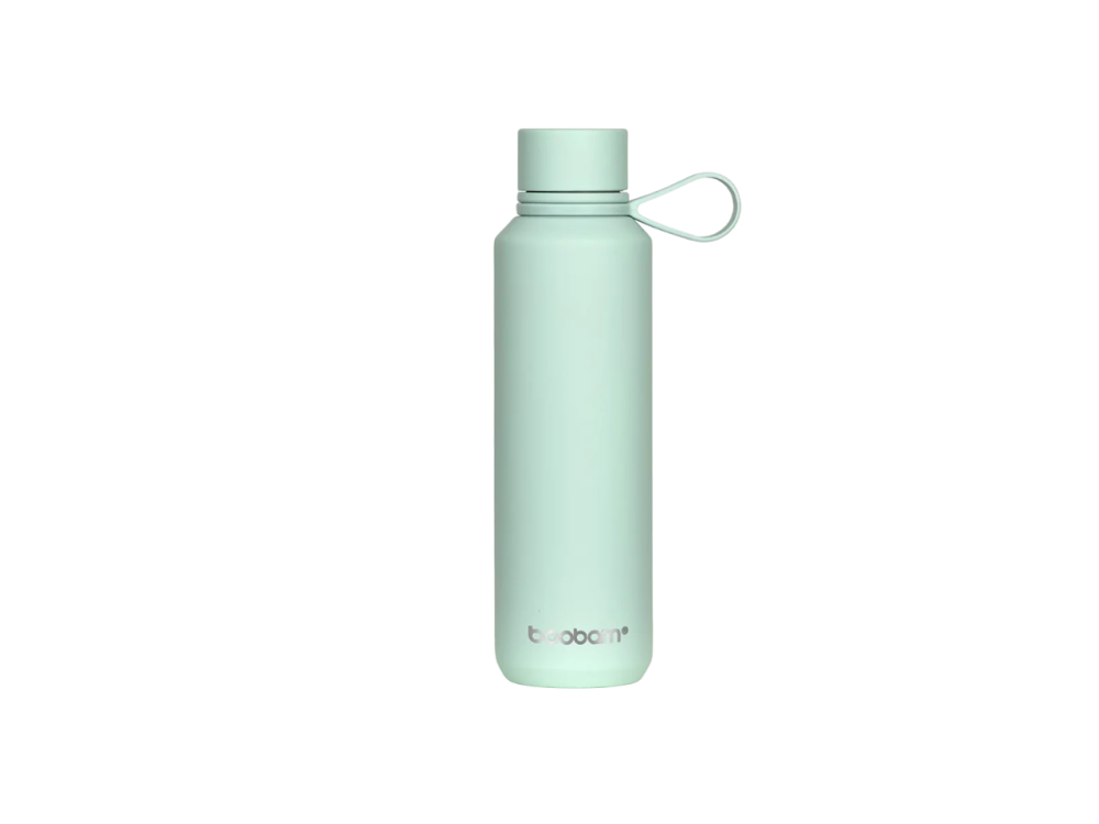 Boobam Bottle sleek, Ανοξείδωτο Μπουκάλι Θερμός με Καπάκι Grip, Uranian Blue, 600ml