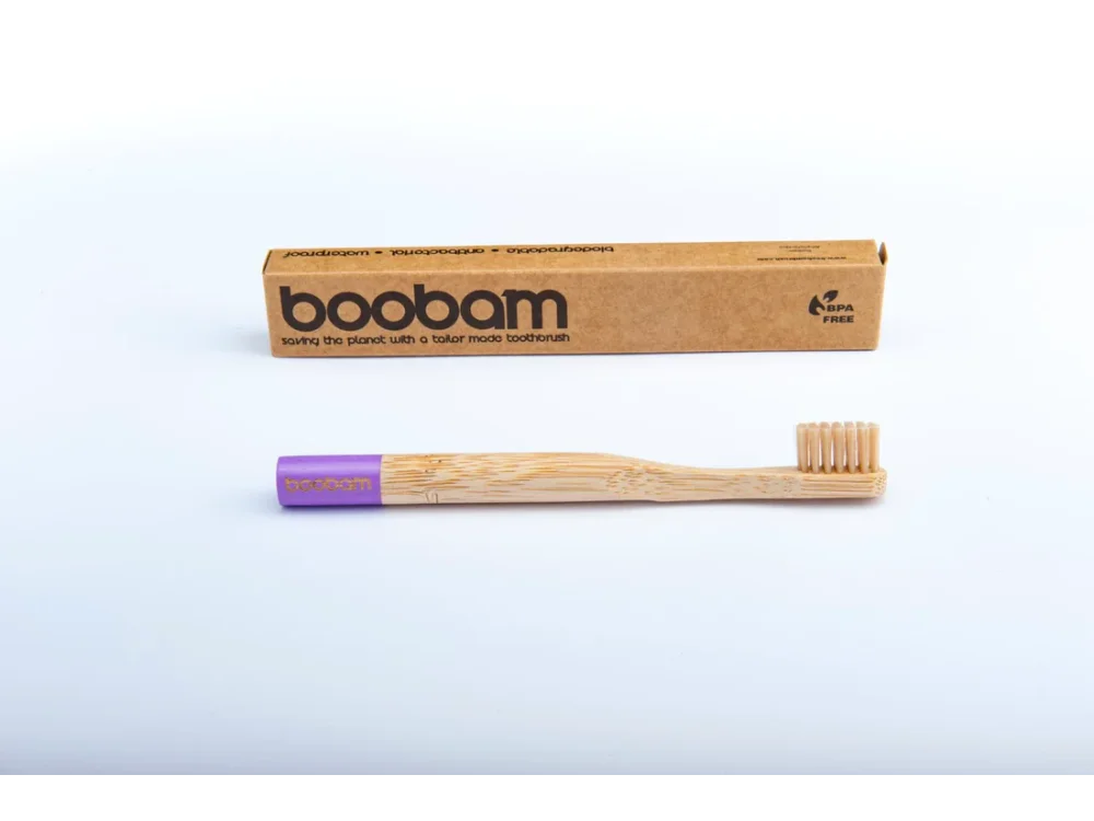 Boobam BrushStyle Kids Purple, Extra Soft, Οδοντόβουρτσα Παιδική