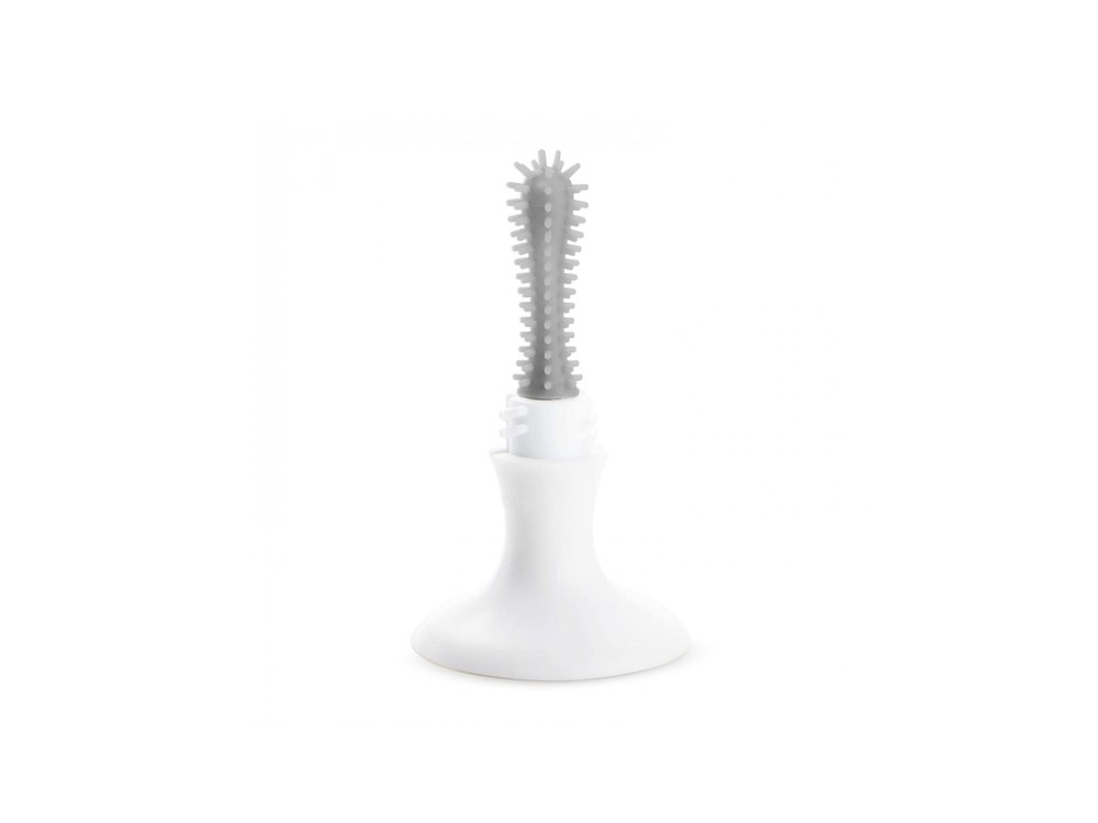 Munchkin Bristle Bottle Brush Grey, Βούρτσα Καθαρισμού Μπιμπερό Γκρί, 1τμχ