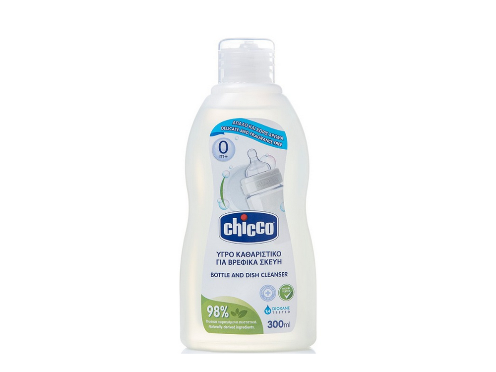 Chicco Υγρό Καθαριστικό Πιάτων για Βρεφικά Σκεύη, 300ml