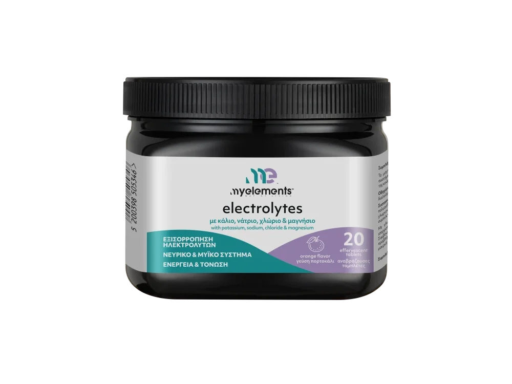 My Elements Electrolytes, Συμπλήρωμα Διατροφής με Κάλιο, Νάτριο, Χλώριο & Μαγνήσιο 20effs
