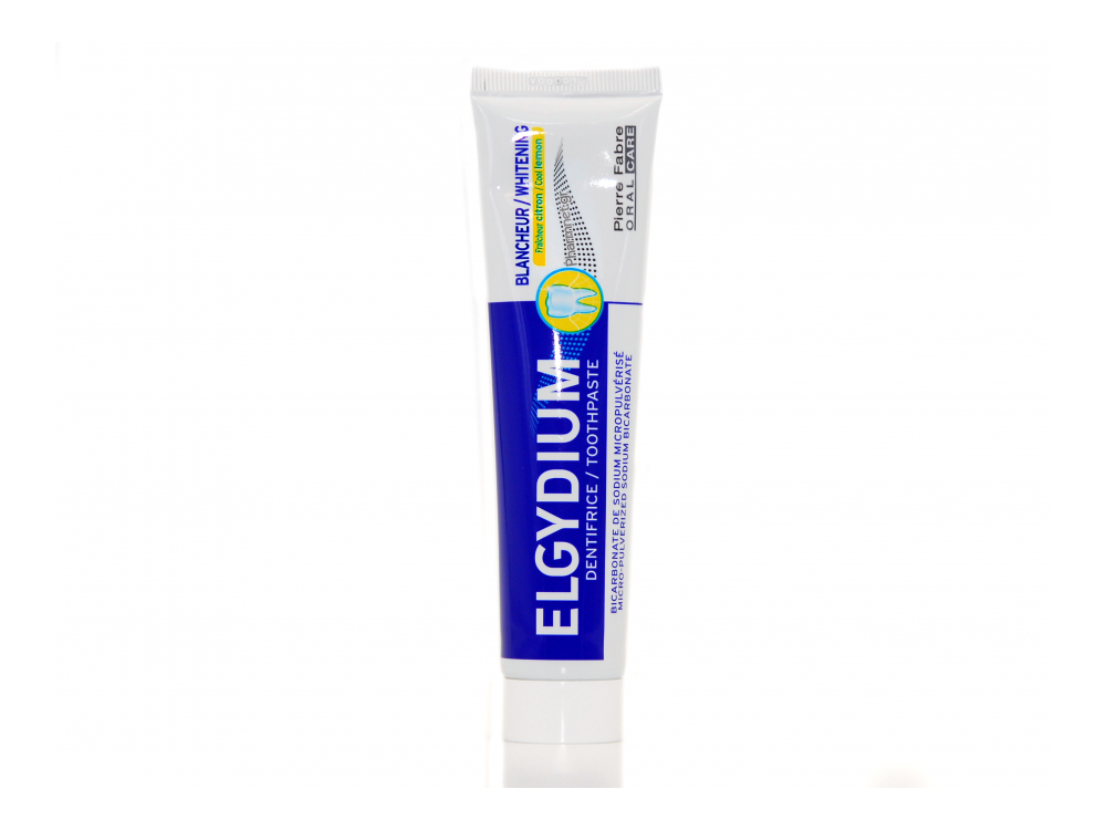 Elgydium  Whitening Cool Lemon Καθημερινή Λευκαντική Οδοντόπαστα Σωληνάριο 75 ml