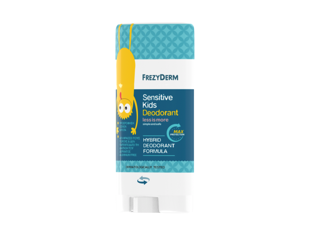 Frezyderm Kids Sensitive Deodorant Max Protection Παιδικό Αποσμητικό Στικ, 40ml