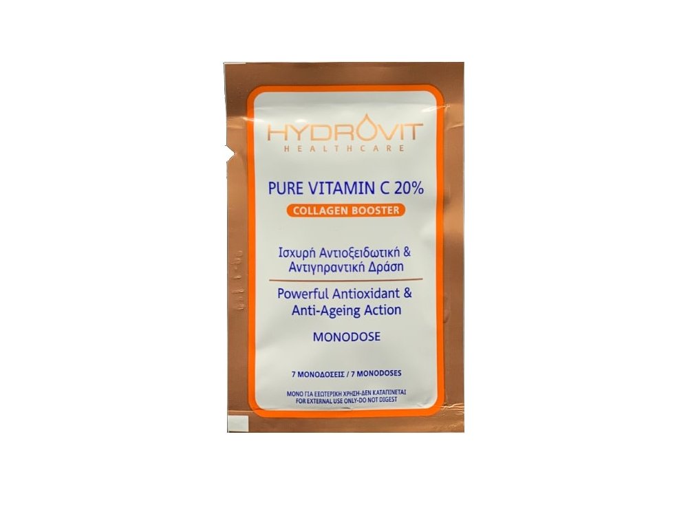 Hydrovit Pure Vitamin C 20% Collagen Booster, 7 μονοδόσεις