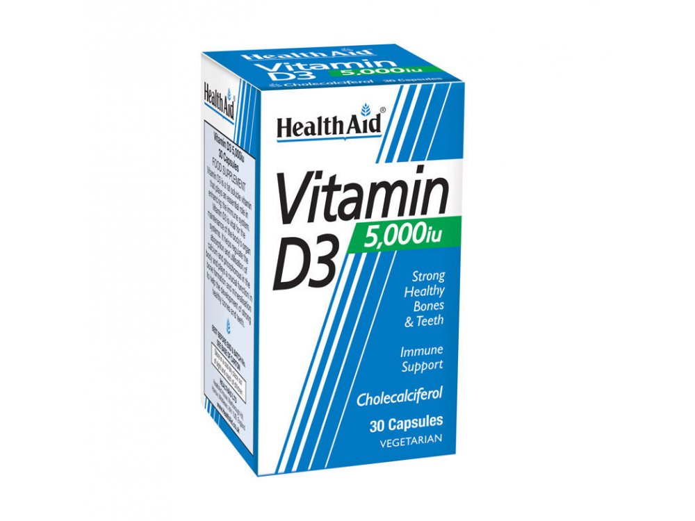 Health Aid Vitamin D3 5000iu 30caps