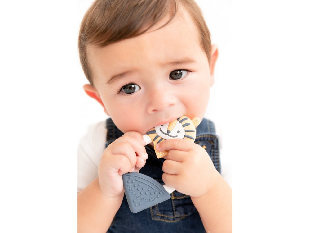 Cheeky Chompers Teething Toy Lion, Μασητικό οδοντοφυΐας Λιοντάρι, 1τμχ