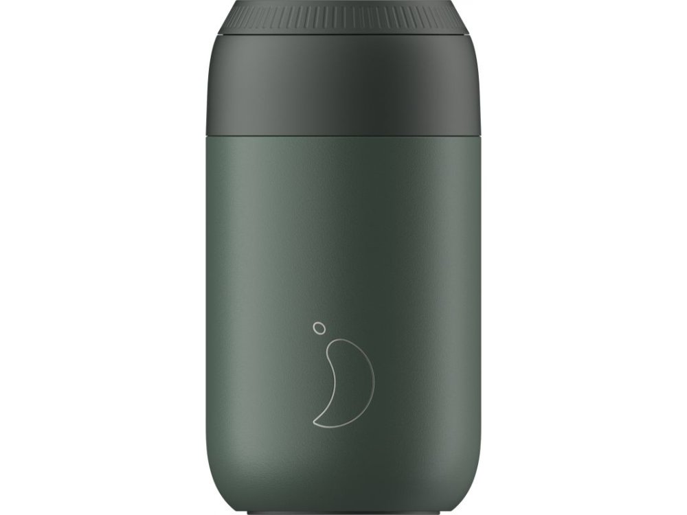 Chillys S2 Coffee Cup Pine Green, Ανοξείδωτο Ισοθερμικό Ποτήρι, 340ml