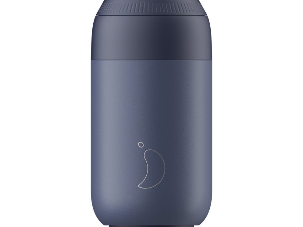 Chillys S2 Coffee Cup Whale Blue, Ανοξείδωτο Ισοθερμικό Ποτήρι, 340ml