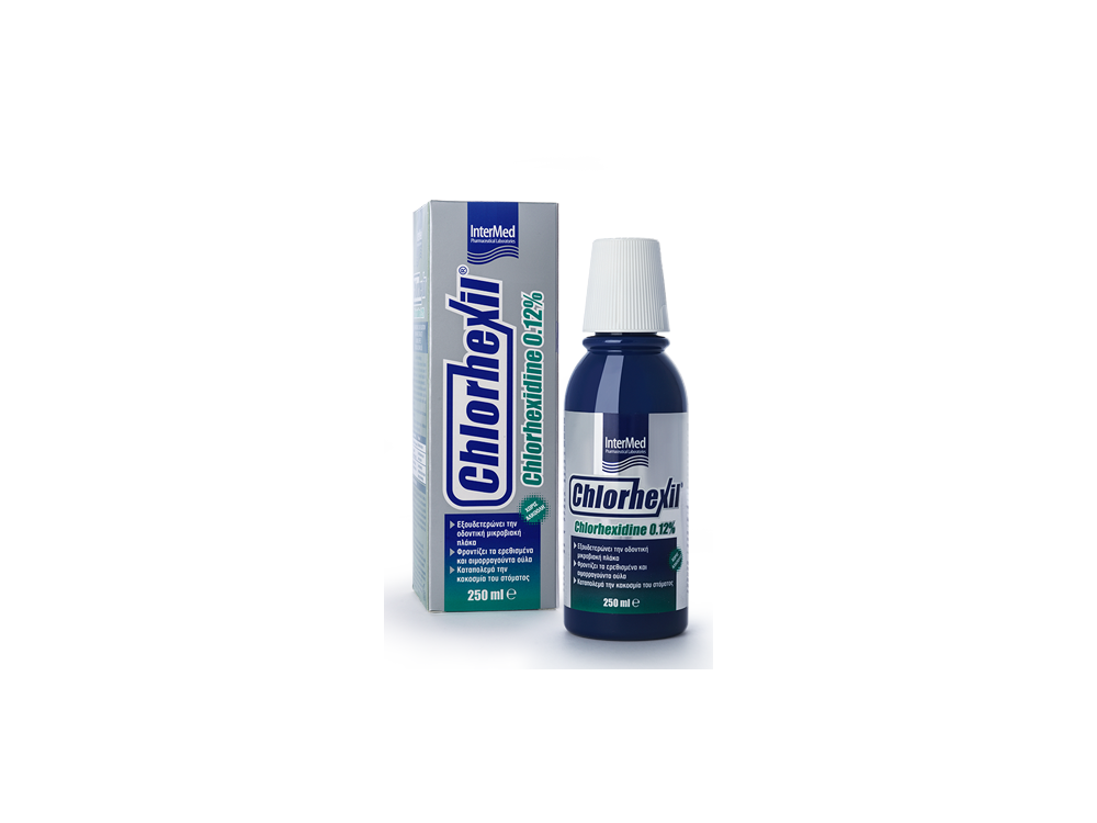 InterMed Chlorhexil 0.12% Mouthwash, Στοματικό Διάλυμα με Πολλαπλή Προστασία, 250ml