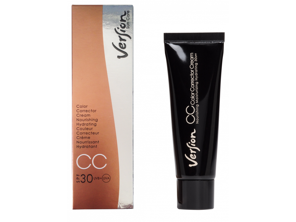 Version CC Color Corrector Cream SPF30, Αντιηλιακή Κρέμα Ημέρας με Χρώμα, 50ml