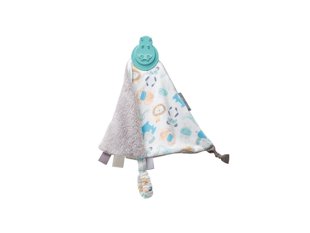 Cheeky Chompers Comfortchew Animals, Πανάκι Αγκαλιάς με ενσωματωμένο μασητικό οδοντοφυΐας, 1τμχ