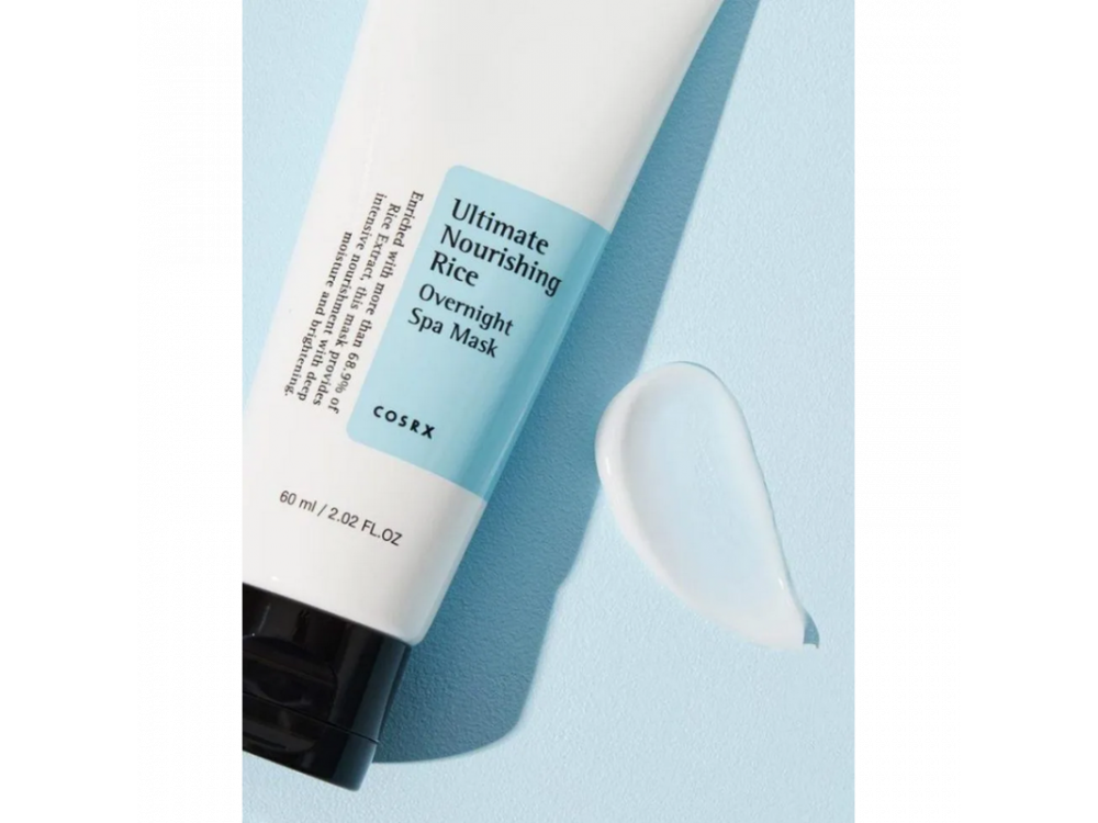 Cosrx Ultimate Nourishing Rice Overnight Spa Mask Μάσκα νυκτός με ρύζι για εντατική θρέψη, 60ml