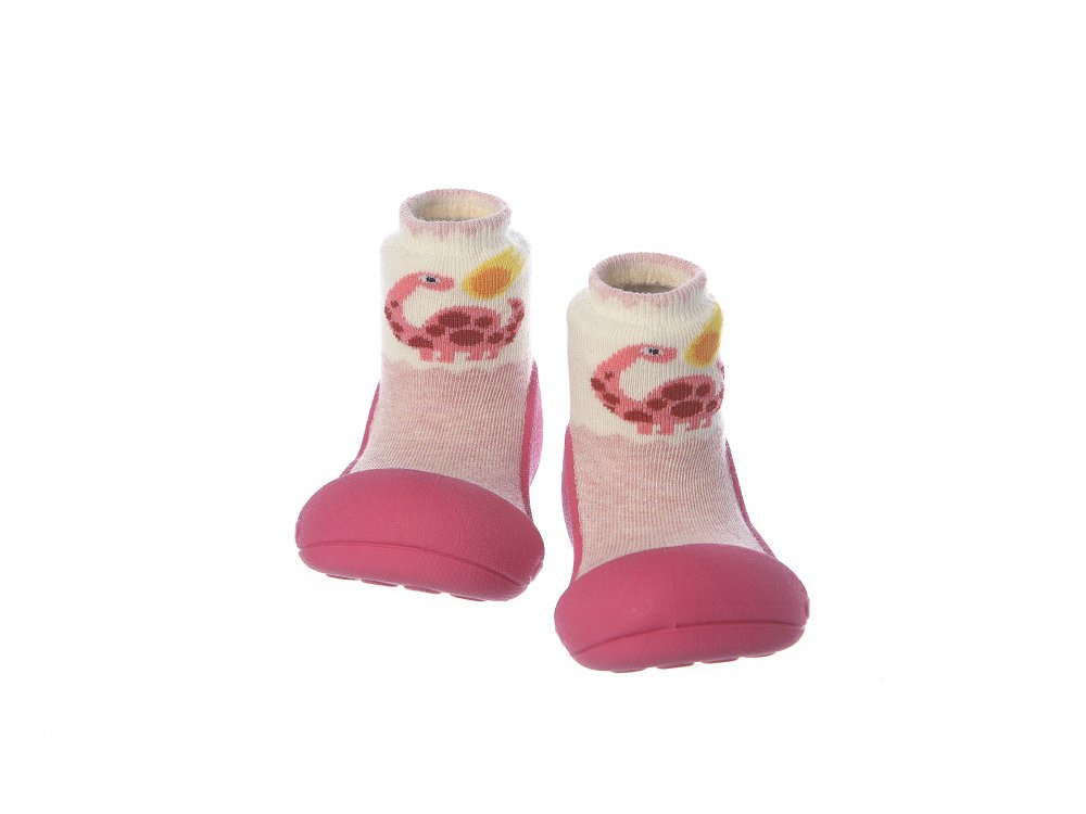 Attipas Dinosaur Fuchsia, Καλτσό-παπουτσάκια, Νο20