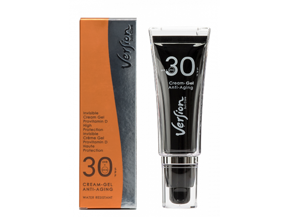 Version Cream-Gel SPF30, Αντηλιακή Κρέμα Προσώπου, 50ml
