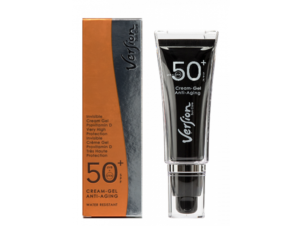 Version Cream-Gel SPF50+, Αντηλιακή Κρέμα Προσώπου, 50ml