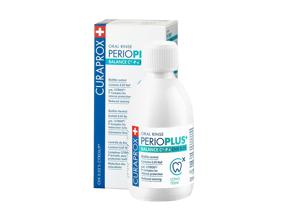 Curaprox Perio Plus Balance CHX 0,05,  Στοματικό Διάλυμα, 200ml