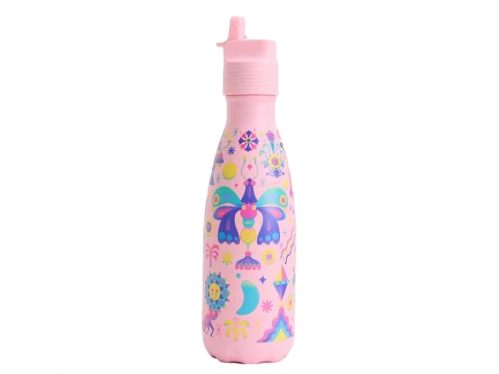 Chilly's Original Kids Bottle, Ανοξείδωτο Μπουκάλι Θερμός, Mystic Garden, 350ml
