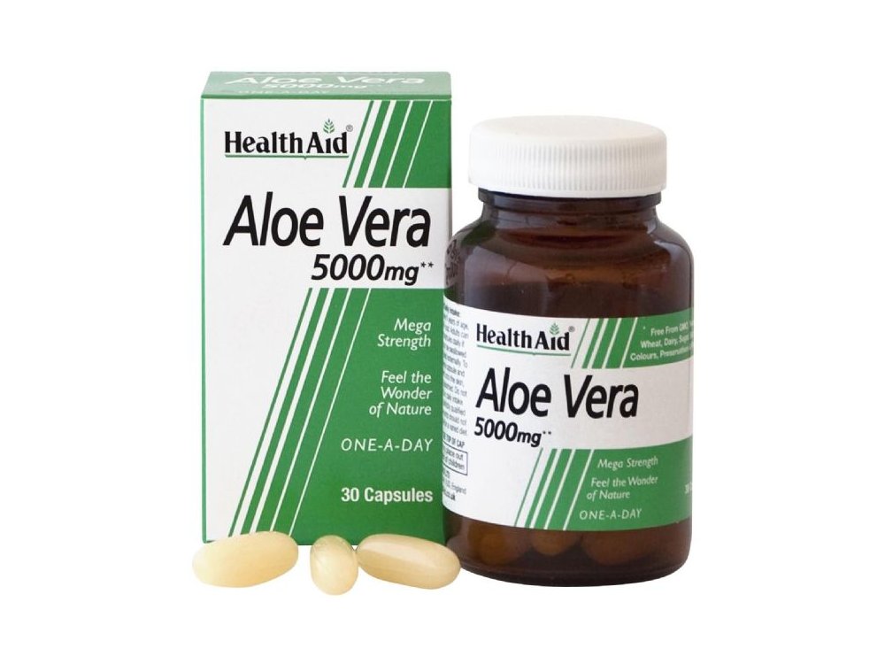 Health Aid Aloe Vera 5000mg 30caps