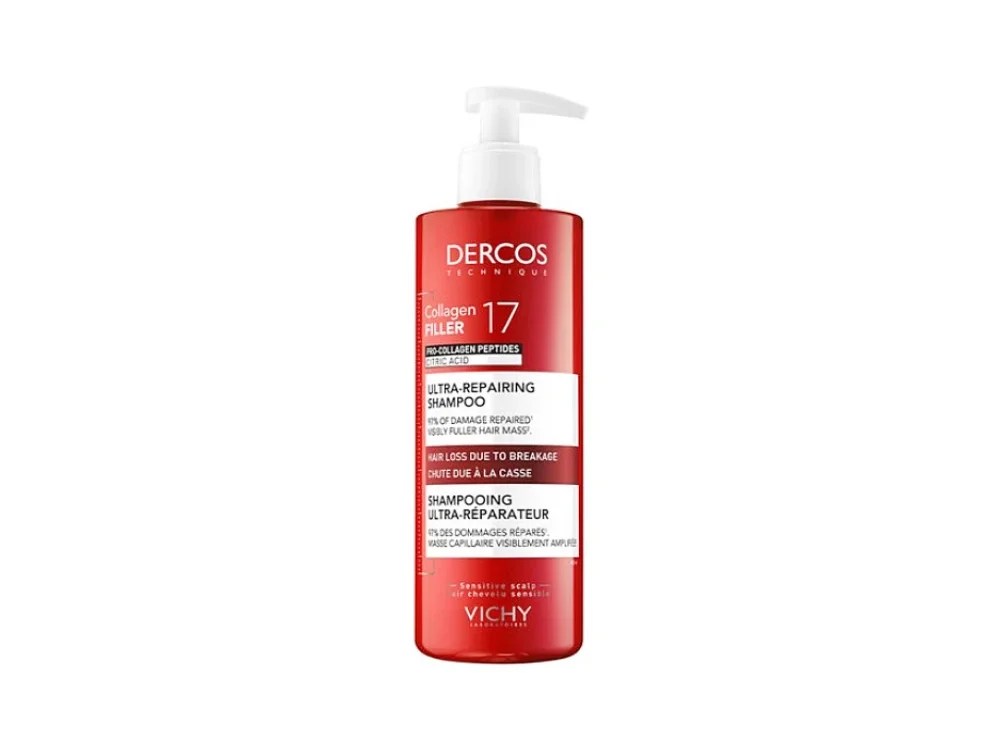 Vichy Dercos Collagen 17 Filler Σαμπουάν για Δράση κατά της Τριχόπτωσης και της Θραύσης των Μαλλιών 400m