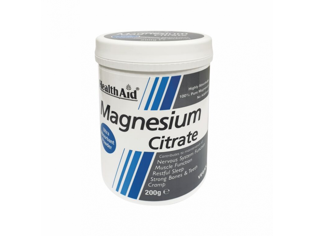 Health Aid Magnesium Citrate Powder 200g