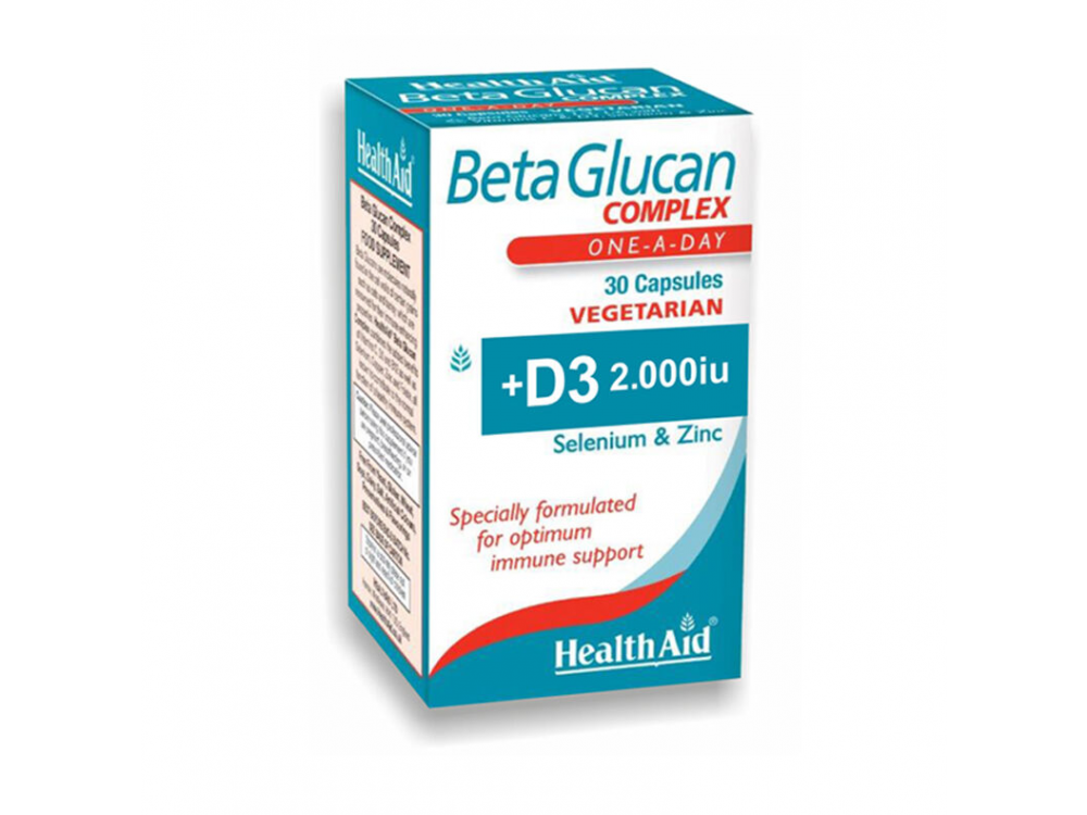 Health Aid  BetaGlucan Complex 30vegs.caps