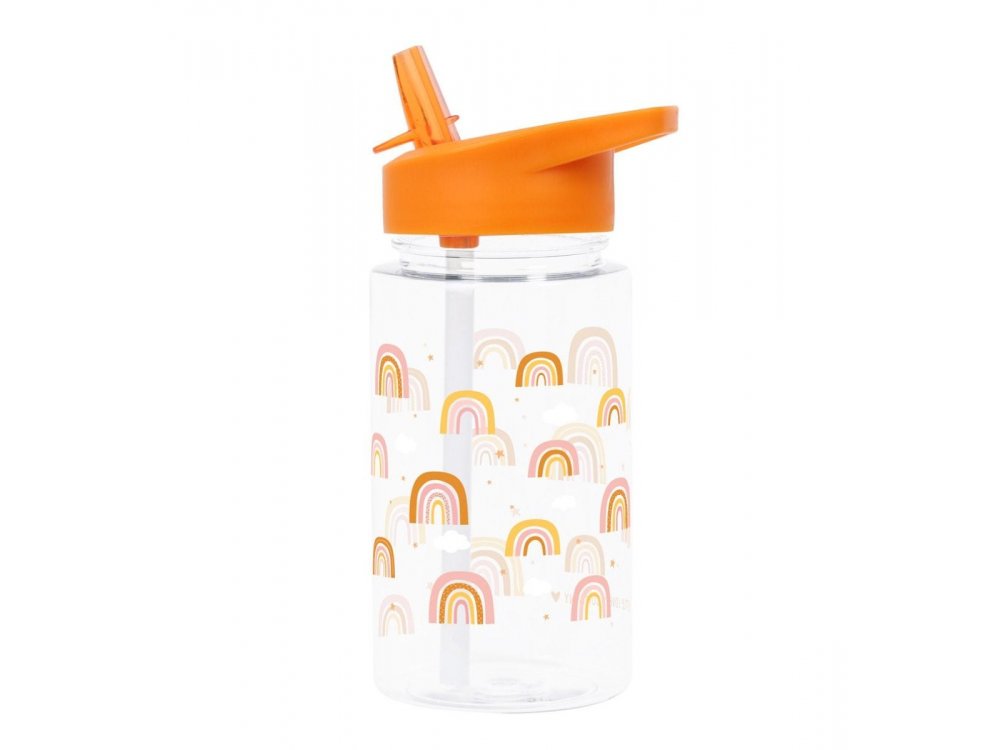 A Little Lovely, Drink Bottle Παγούρι, Rainbows, 450ml