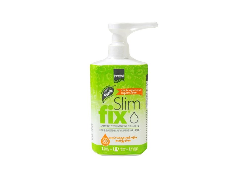 InterMed Slim fix, Υγρό Γλυκαντικό με Στέβια, 500ml