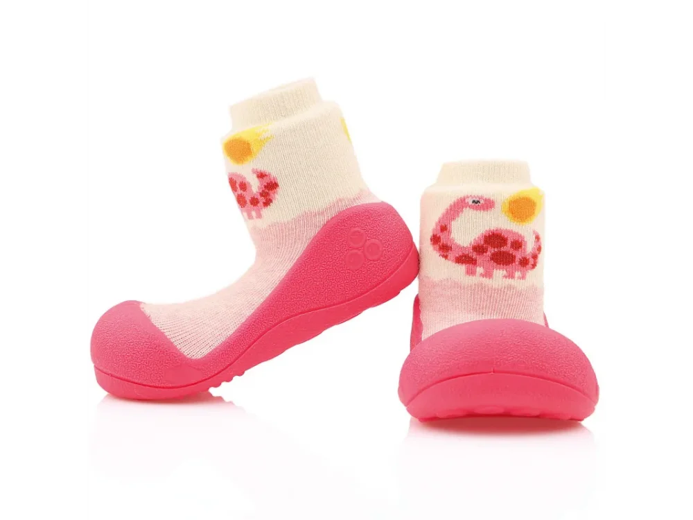 Attipas Dinosaur Fuchsia, Καλτσό-παπουτσάκια, Νο20