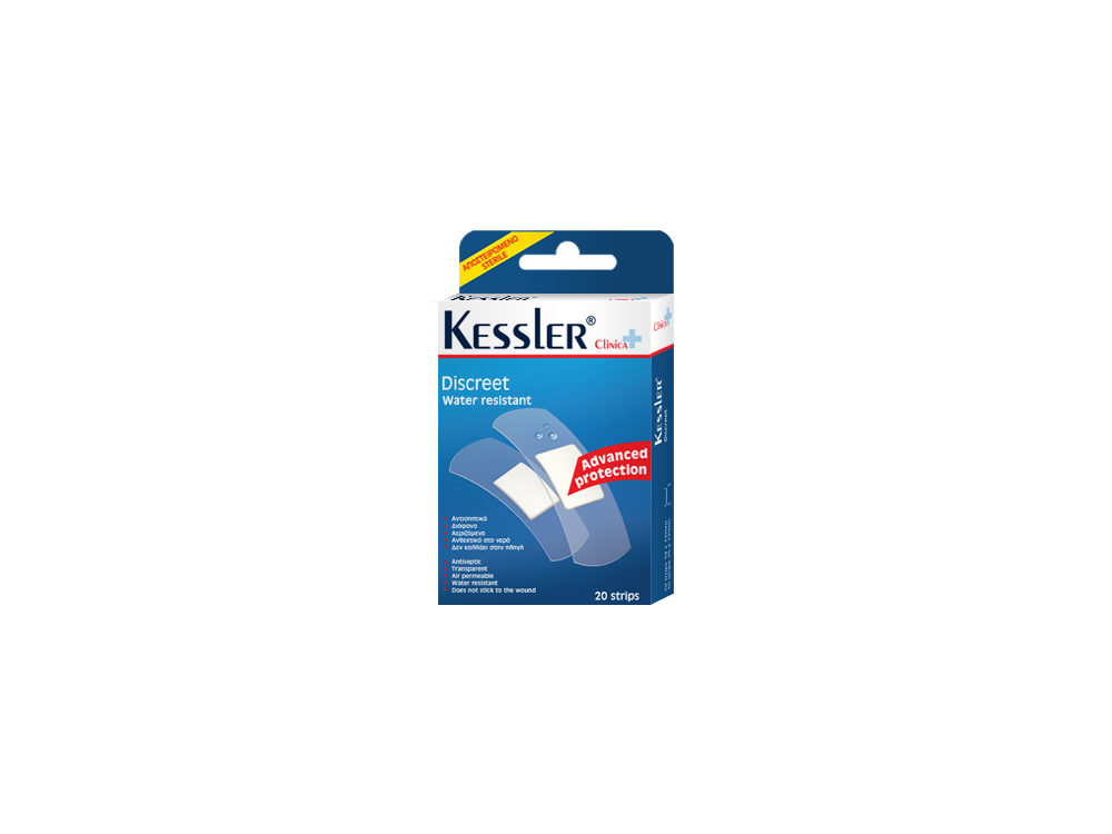 Kessler Discreet- Διάφανα Αυτοκόλλητα - 20strips