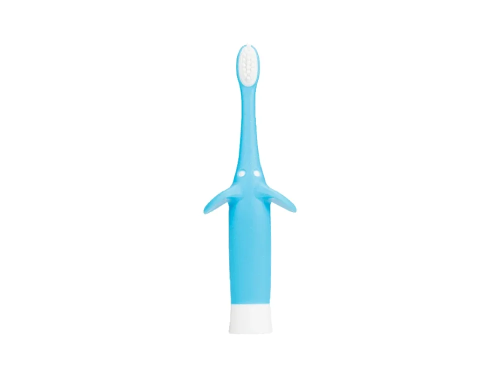Dr. Brown's Infant to Toddler Toothbrush HG 013, Βρεφική Οδοντόβουρτσα 0-3 ετών, Σιέλ Χρώμα, 1τμχ