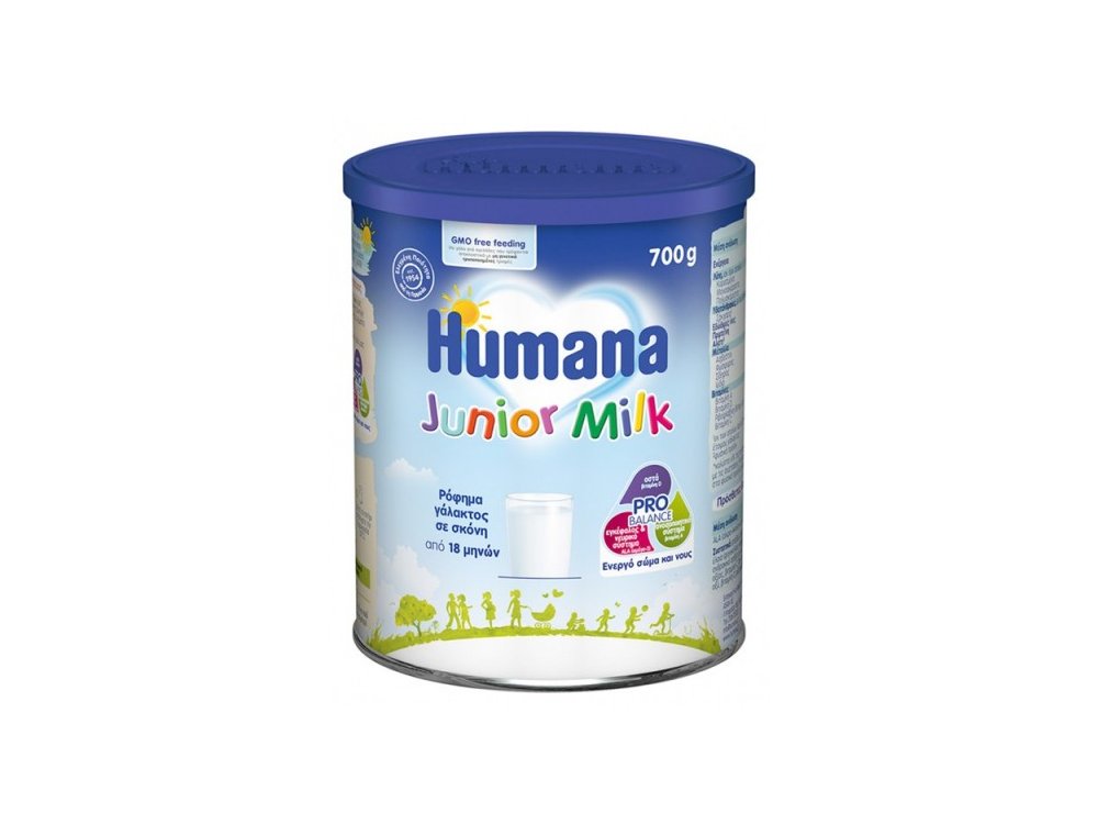 Humana Junior Milk Ρόφημα Γάλακτος σε Σκόνη από 18 Μηνών, 700gr