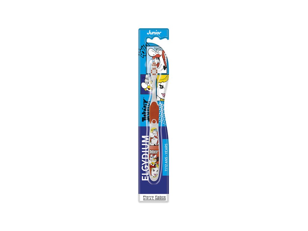 Elgydium Junior Asterix Παιδική Οδοντόβουρτσα για παιδιά 7 έως 12 ετών 1τμχ