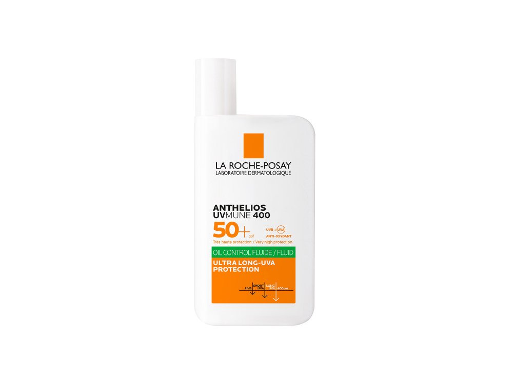 La Roche Posay Anthelios Uvmune 400 Oil Control Fluid, Αντηλιακό Προσώπου για το Λιπαρό Δέρμα SPF50, 50ml
