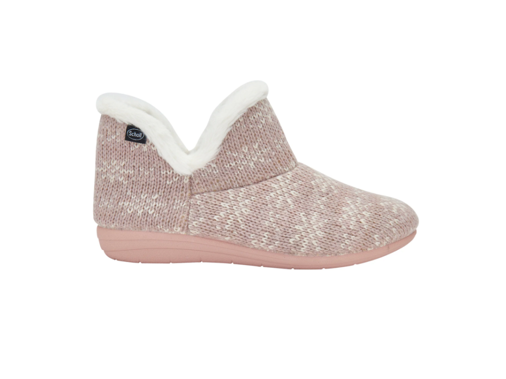 Scholl Creamy Bootie Dusty Pink Ανατομικές Παντόφλες Ροζ Χρώμα, No38