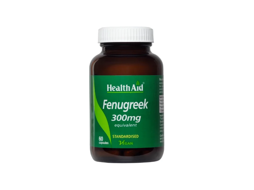 Health Aid Fenugreek 300mg Συμπλήρωμα Διατροφής Τριγωνέλλας για την Πέψη 60caps