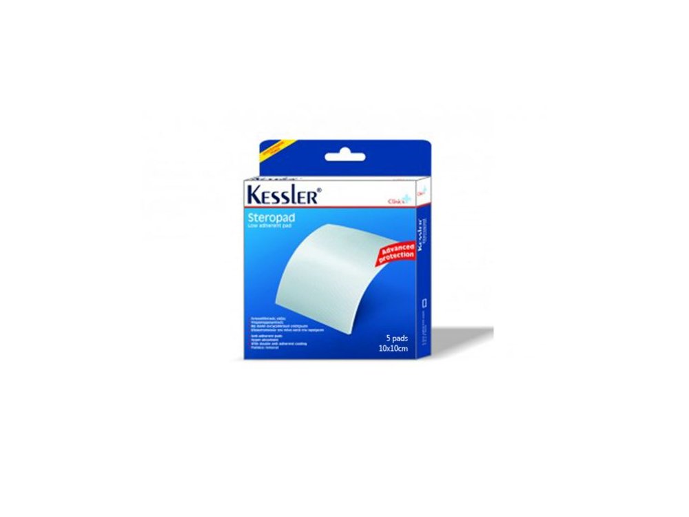 Kessler Steropad Αντικολλητικές γάζες 10cmx10cm, 5τμχ