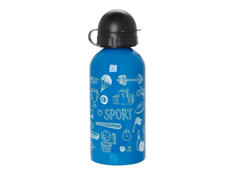 Eco Life Bottle Sports, Mεταλλικό Ανοξείδωτο Παγούρι-θερμός, 500ml
