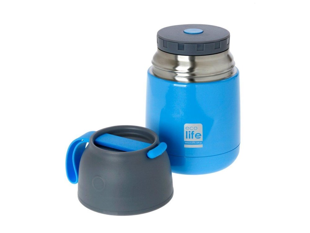Eco Life Θερμός Φαγητού, Baby Blue, 450ml