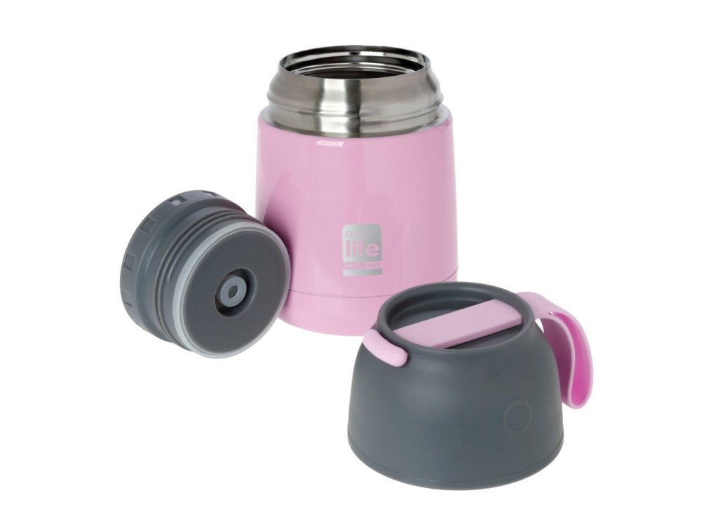 Eco Life Θερμός Φαγητού, Baby Pink, 450ml