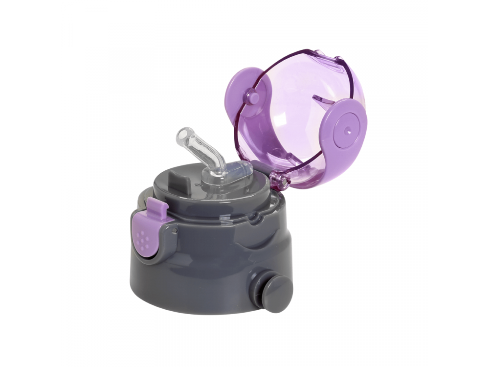 Eco Life Aνταλλακτικό πώμα για Kids Θερμούς-Παγούρια, Λιλα, 400ml