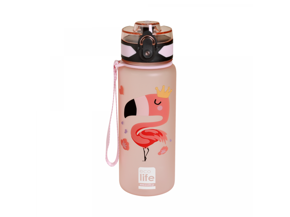 Eco Life Παγούρι Tritan Flamingo, 500ML